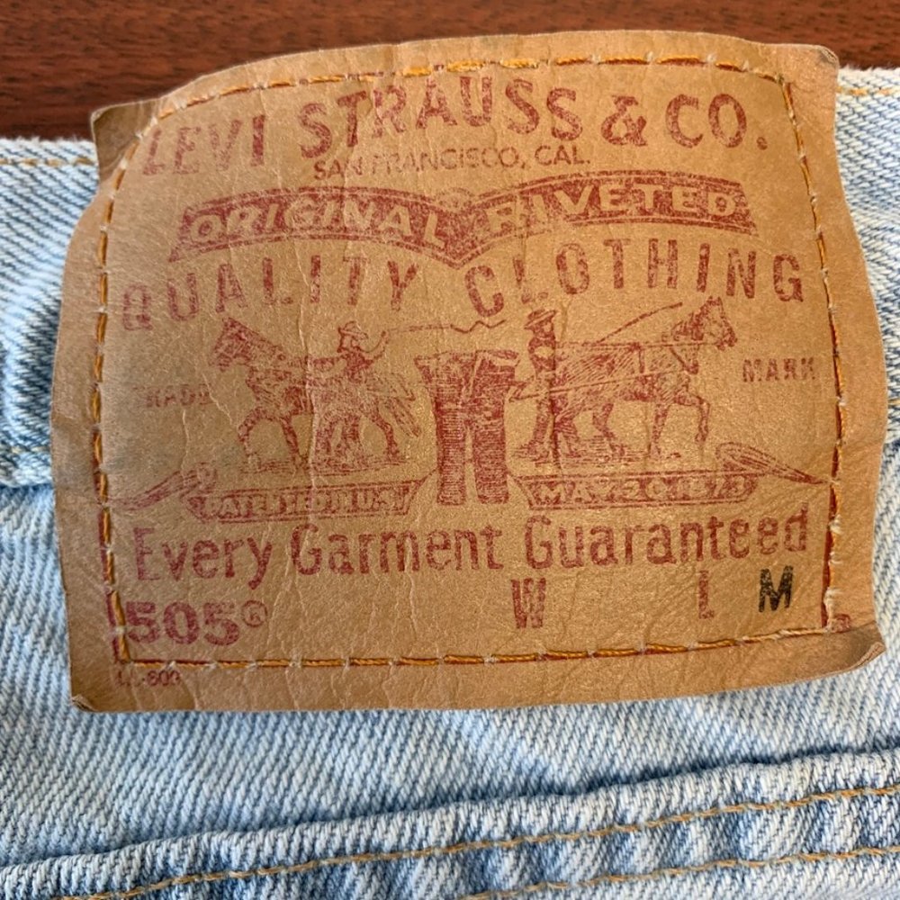 Vintage 505 Levi's USA Made 100% Cotton - Picture 10 of 10